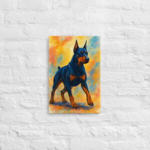 Doberman sisustustaulu 12x18 (30x45 cm)
