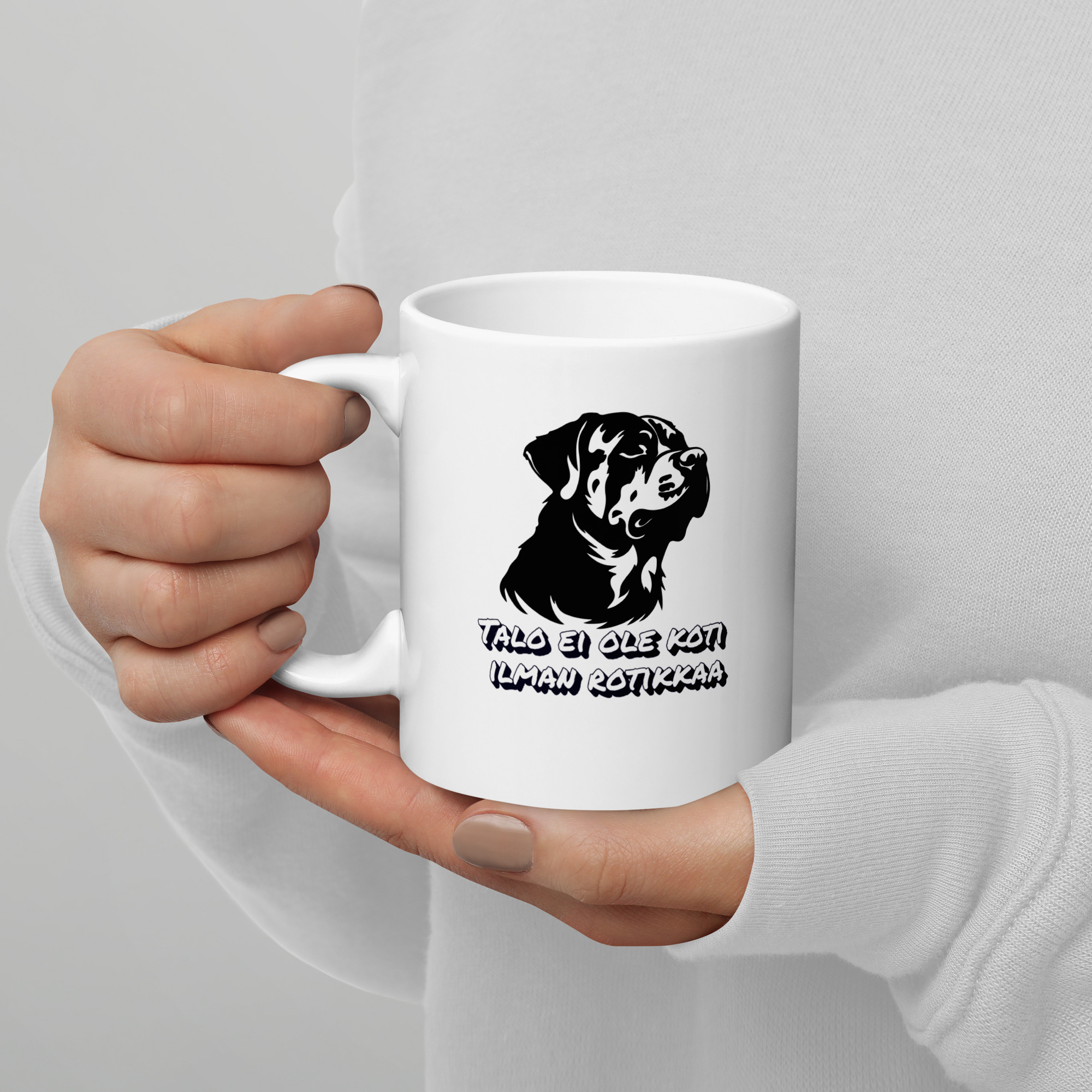 Rottweiler muki "Talo ei ole koti ilman rotikkaa"